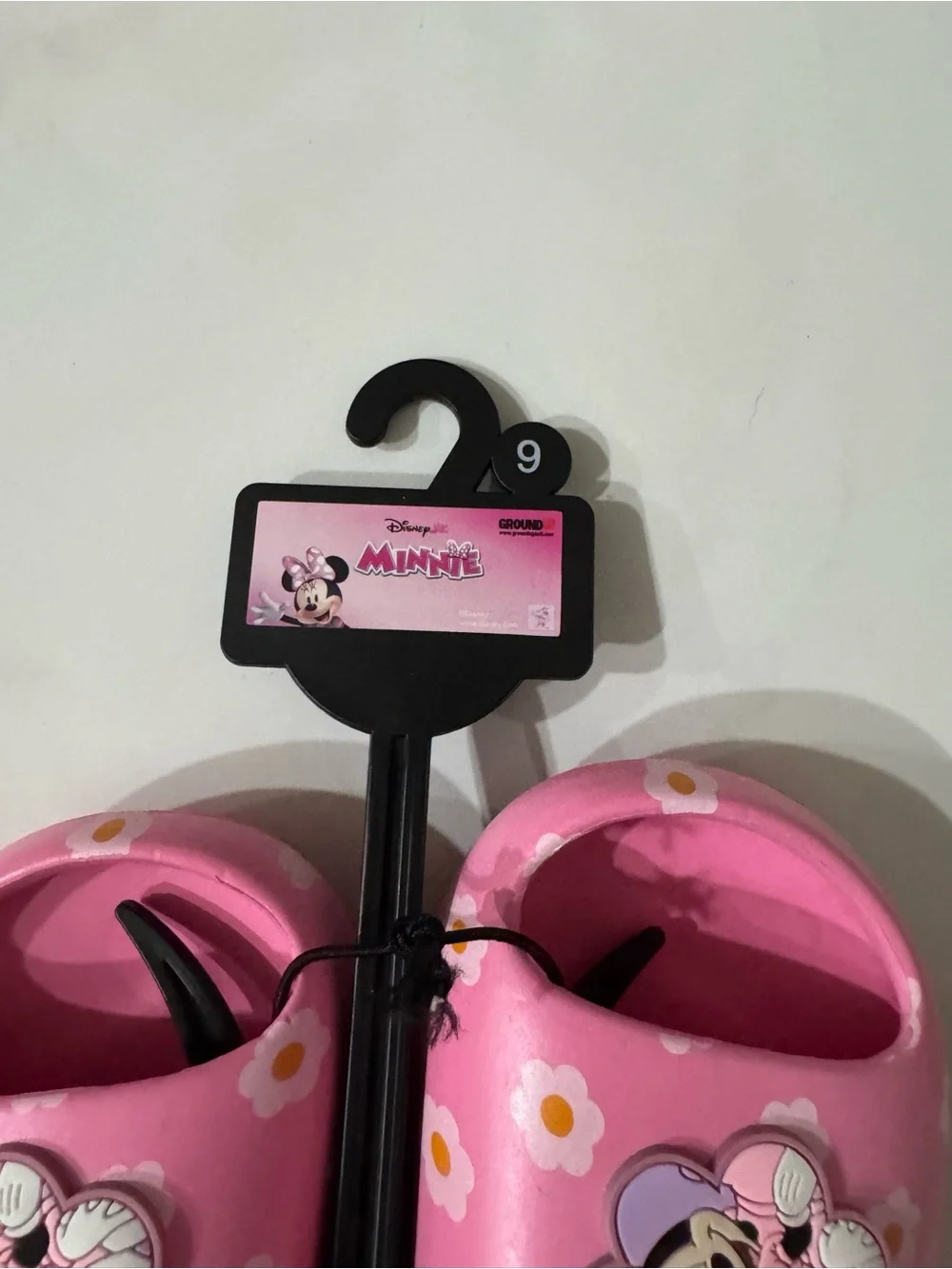 Disney Minnie Mouse Pink Floral Slip-On Kids Sandals